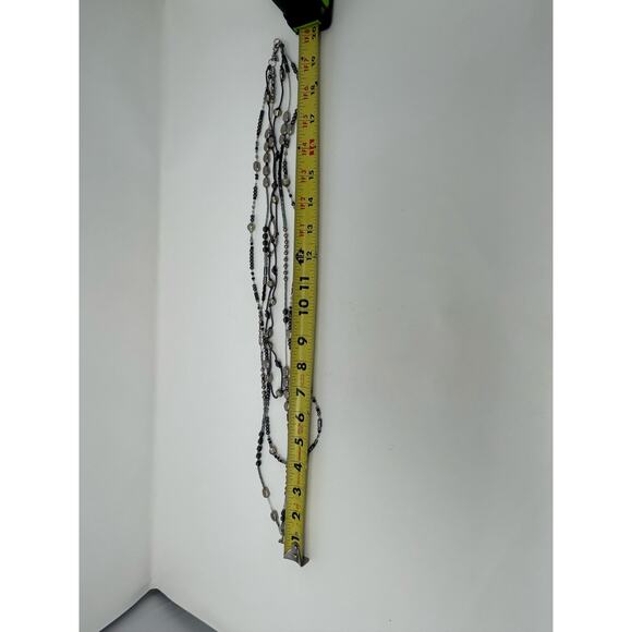 Silpada Necklace Marked 925 Multilayer with Hematite - Picture 4 of 9